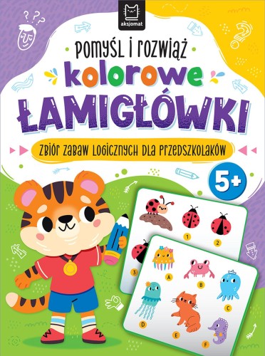Pomyśl i rozwiąż kolorowe ŁAMIGŁÓWKI. Zbiór...