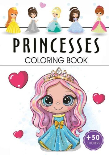 Princesses. Kolorowanka, Opracowanie zbiorowe