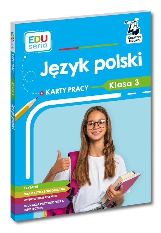 Język polski. Karty pracy. Klasa 3. Kapitan...