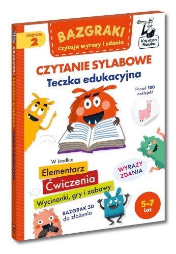 Bazgraki czytają wyrazy i zdania. Czytanie...