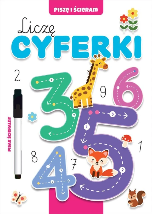 Liczę cyferki. Piszę i ścieram