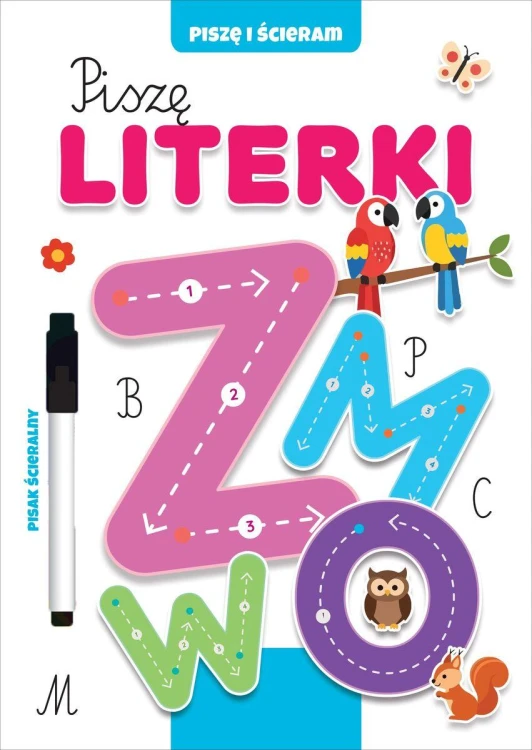 Piszę literki. Piszę i ścieram
