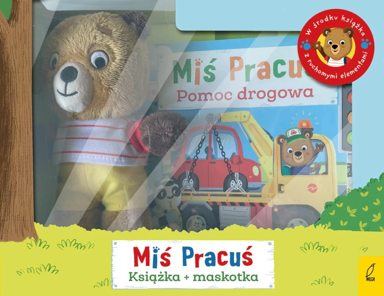 Miś Pracuś. Pomoc drogowa + maskotka, Benji Davies