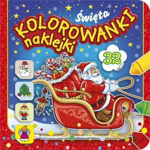 Święta. Kolorowanki, naklejki, Piotr Kozera