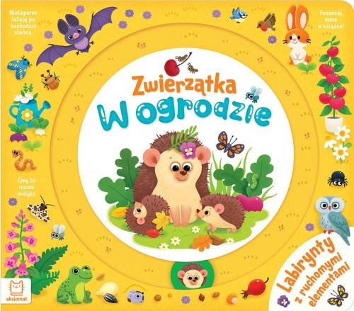 Zwierzątka w ogrodzie. Labirynty z ruchomymi...