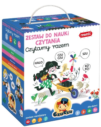 Czytamy razem Zestaw do nauki czytania  2+ 3+...