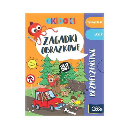 OKIDOKI Zagadki obrazkowe Bezpieczeństwo