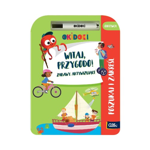 OKIDOKI Witaj Przygodo Poszukaj i zakreśl