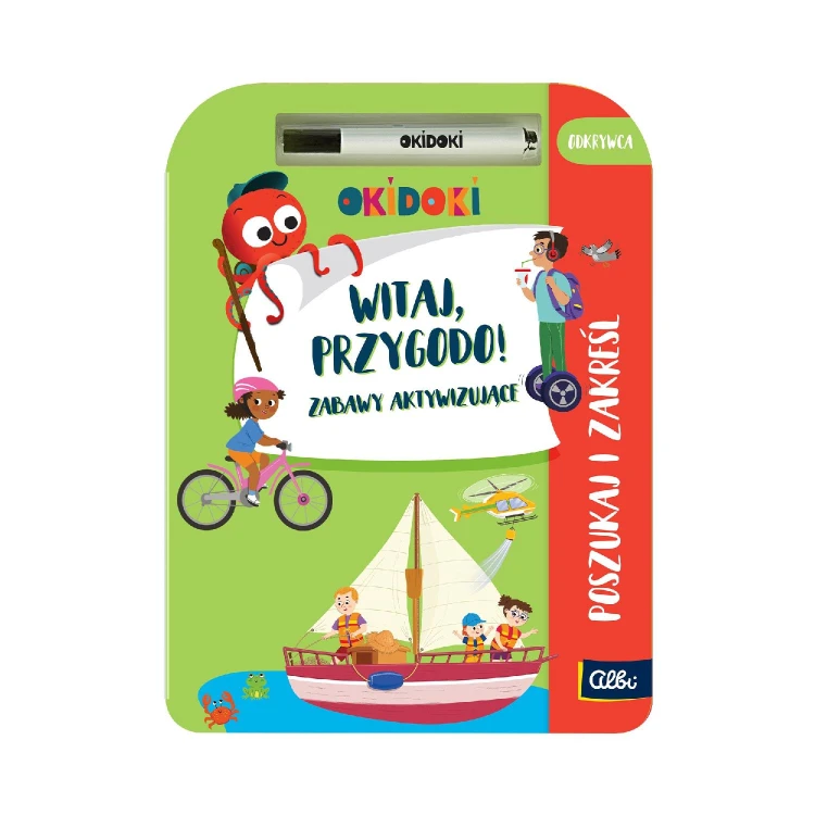 OKIDOKI Witaj Przygodo Poszukaj i zakreśl