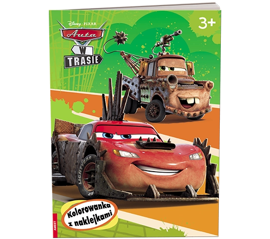 Disney Pixar Auta w trasie Kolorowanka z...