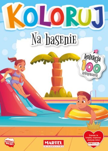 Na basenie. Koloruj, Opracowanie zbiorowe