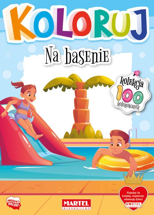 Na basenie. Koloruj, Opracowanie zbiorowe