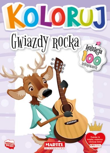 Gwiazdy rocka. Koloruj, Opracowanie zbiorowe