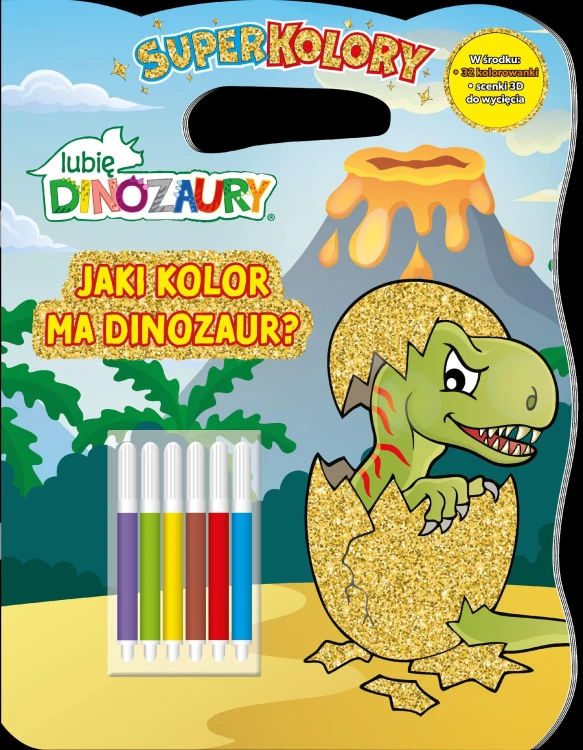 Jaki kolor ma dinozaur? Lubię Dinozaury....