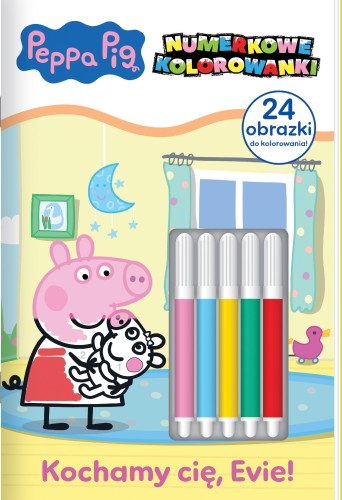 Kochamy cię, Evie! Świnka Peppa. Numerkowe...