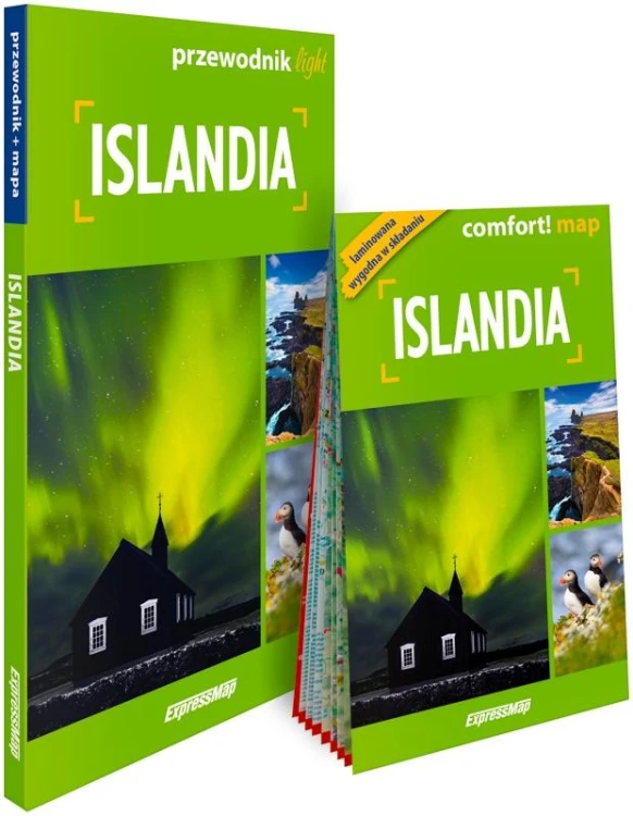 Islandia light przewodnik + mapa, Justyna Bajer
