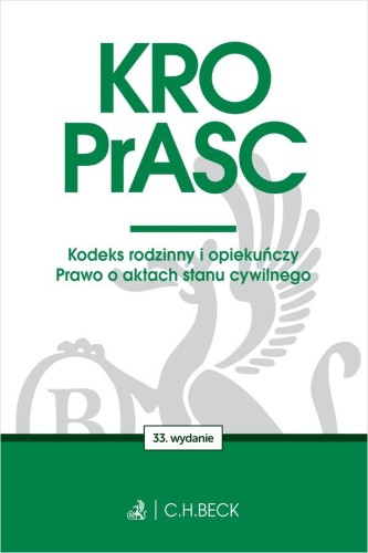 KRO. PrASC. Kodeks rodzinny i opiekuńczy....