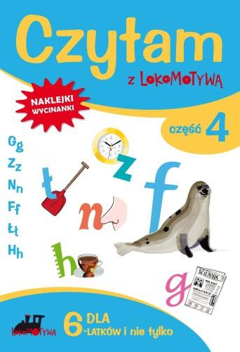 Zeszyt dla sześciolatków czytam z lokomotywą...