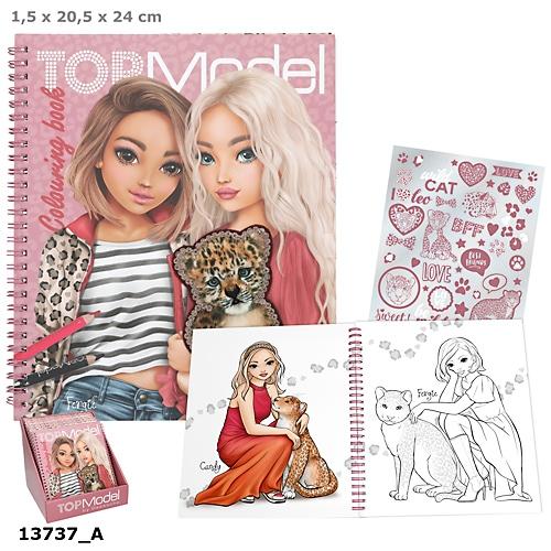 Kolorowanka Leo Heart Top Model z naklejkami...