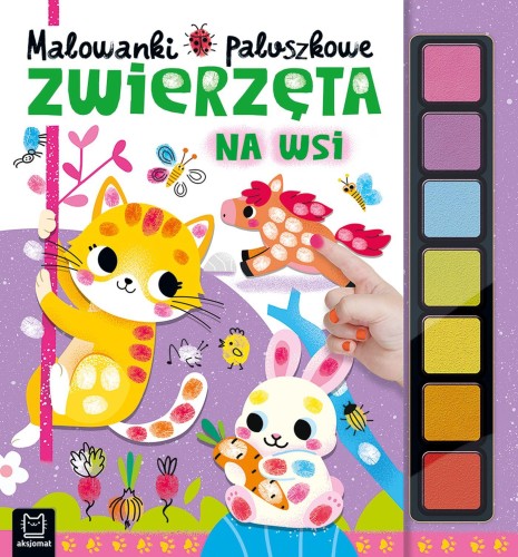 Zwierzęta na wsi. Paluszkowe malowanki