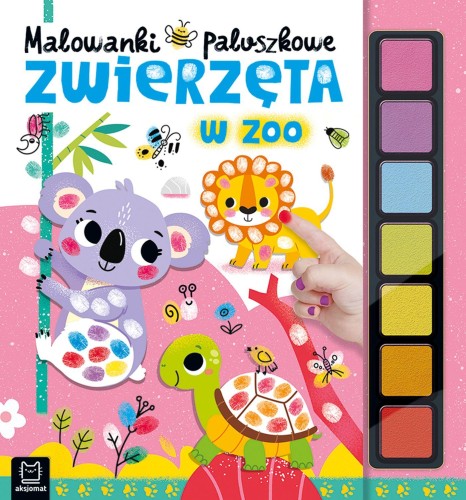 Zwierzęta w zoo. Paluszkowe malowanki