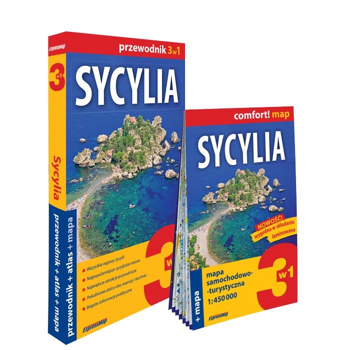 Sycylia 3w1 przewodnik + atlas + mapa 2026