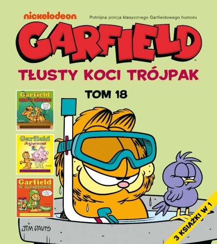Garfield. Tłusty koci trójpak. Tom 18, Jim Davis