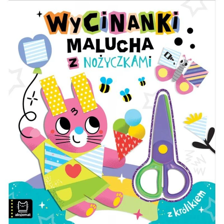 Wycinanki malucha z nożyczkami Z królikiem