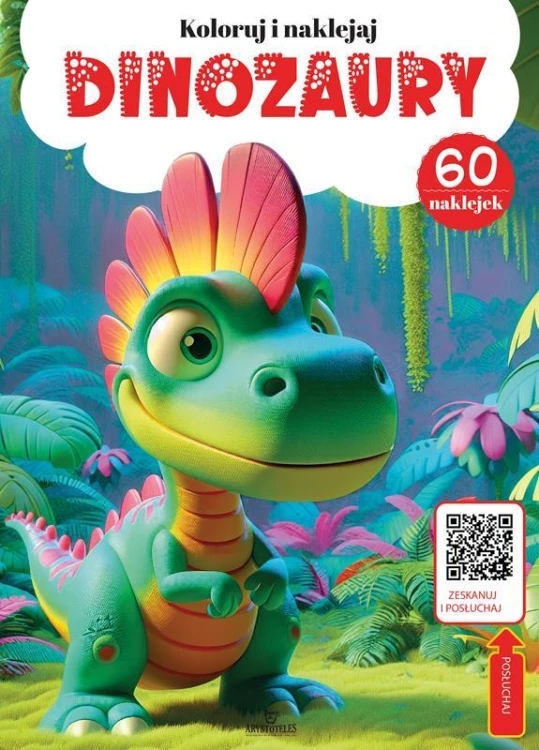 Dinozaury. Koloruj Naklejaj, Monika Matusiak