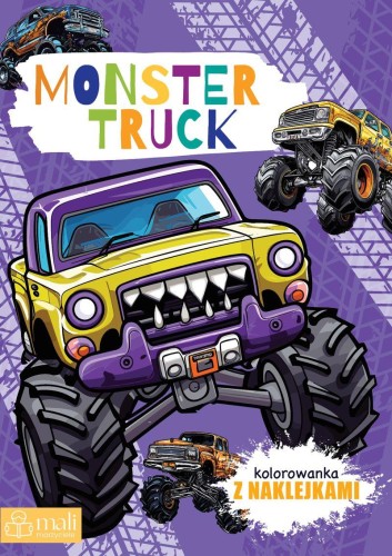 Kolorowanka z naklejkami. Monster Truck