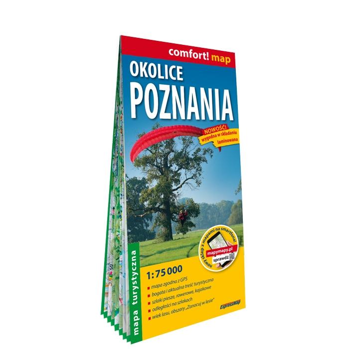Okolice Poznania mapa turystyczna 1:75000...