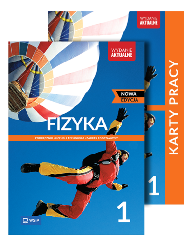 PAKIET Fizyka. Podręcznik. Karty pracy. Liceum...