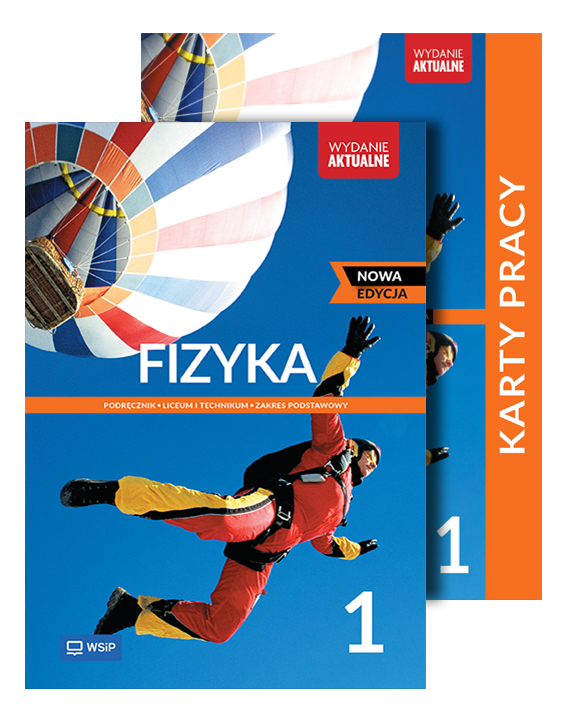 PAKIET Fizyka. Podręcznik. Karty pracy. Liceum...