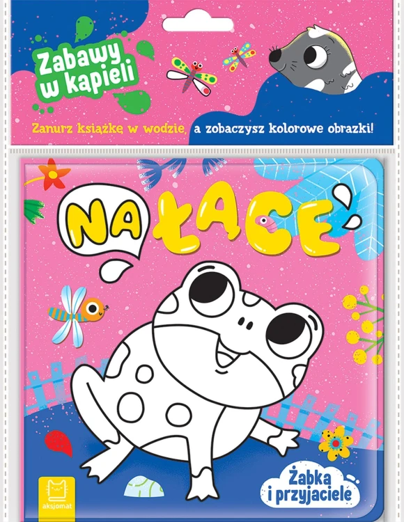 Żabka i przyjaciele. Na łące. Książeczka kąpielowa