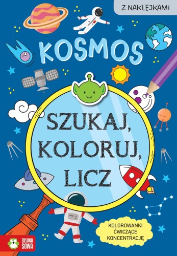 Kosmos. Szukaj, koloruj i licz, Sylwia Czarnecka
