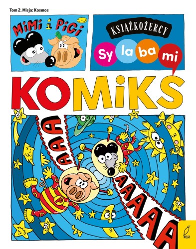 Mimi i Pigi. Misja kosmos. Książkożercy. Sylabami