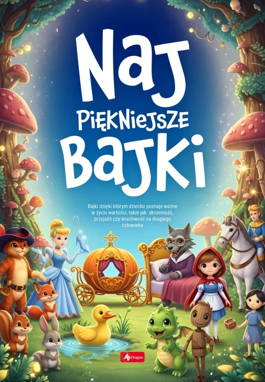 Najpiękniejsze Bajki. Duże litery