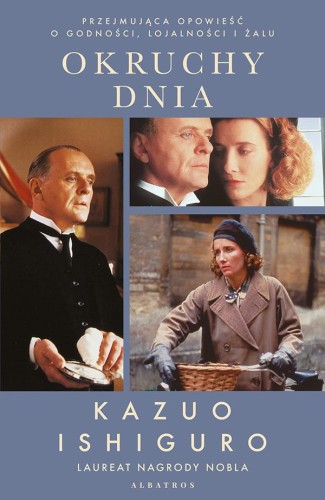 Okruchy dnia (okładka filmowa), Kazuo Ishiguro