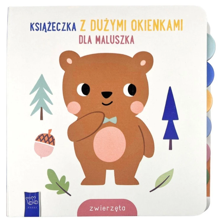 Zwierzęta. Książeczka z dużymi okienkami dla...