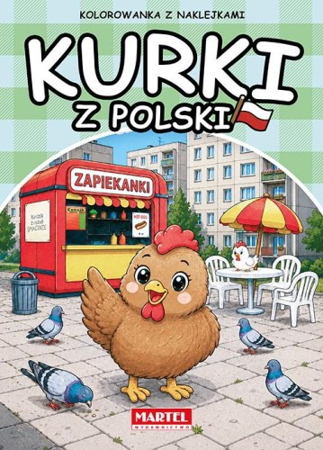 Kurki z Polski. Kolorowanka z naklejkami