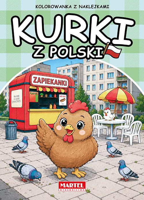 Kurki z Polski. Kolorowanka z naklejkami