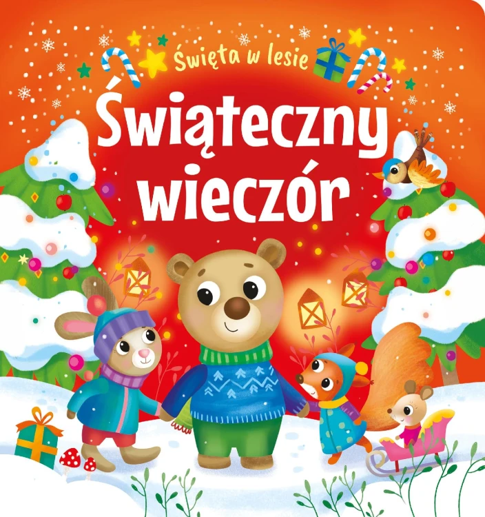 Świąteczny wieczór. Święta w lesie