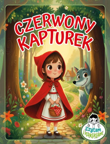 Czerwony Kapturek. Czytam i naklejam