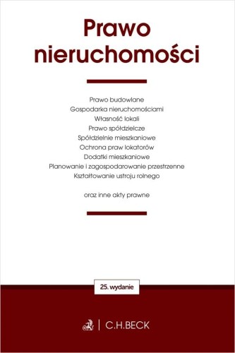 Prawo nieruchomości oraz inne akty prawne wyd. 25