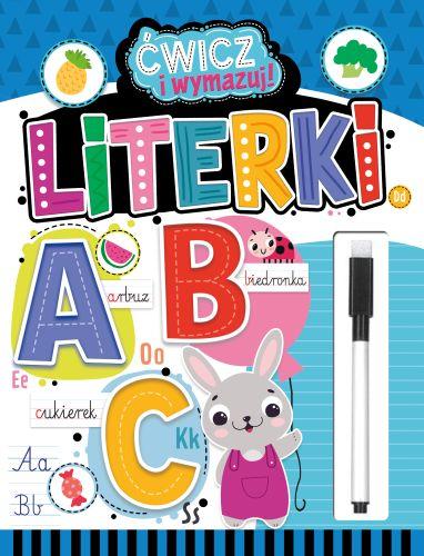 Literki. Ćwicz i wymazuj! (flamaster...
