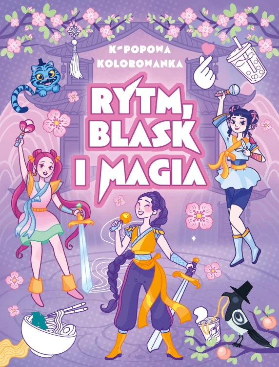 Rytm, blask i magia. K-popowa kolorowanka