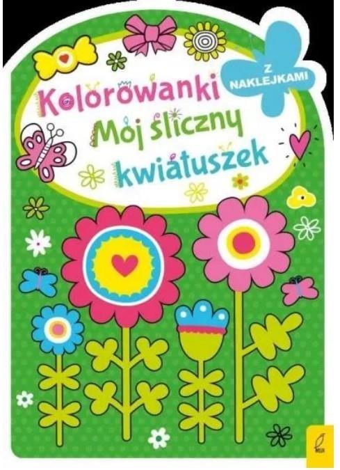 Mój śliczny kwiatuszek. Kolorowanki z wykrojnika