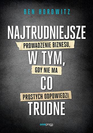 Najtrudniejsze w tym, co trudne. Prowadzenie...