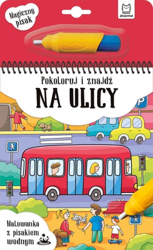Pokoloruj i znajdź na ulicy. Malowanka z...