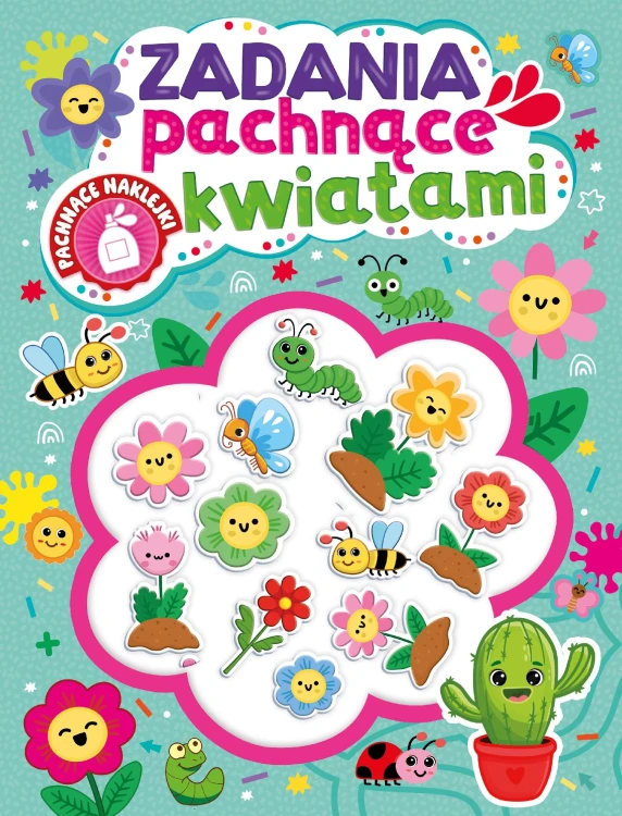 Zadania pachnące kwiatami (pachnące naklejki)
